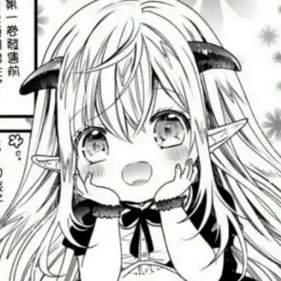 夏子衿可爱女生黑白漫画系列头卡通动漫头像我要个性网
