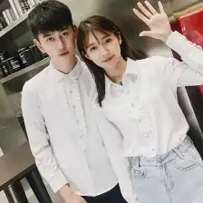男女结婚情侣衬衫
