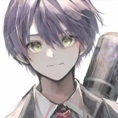 2023黑白帅气男生动漫头像
