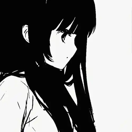 动漫头像第89期女孩子超a黑白头像,你怎么不说话了,不是我错了吗
