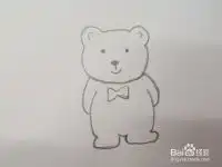 简笔画小熊怎么画
