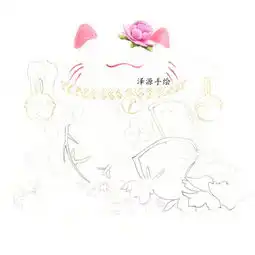 彩铅招财猫,愿2019年给大家带来好运,财运1

