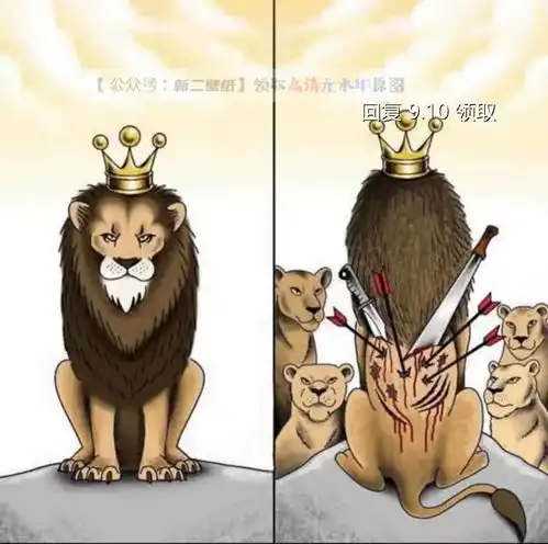 欲戴皇冠必成承其重狮子背后图片抖音热门朋友圈封面壁纸背景图
