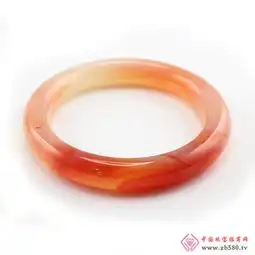 925纯银手镯光面日常佩戴玛瑙手镯
