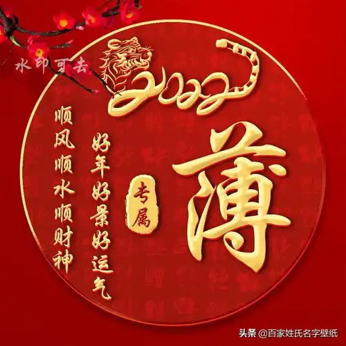 姓氏微信头像2022虎年大吉,虎虎生威,如虎添翼
