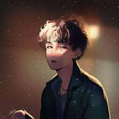 黑暗系男生头像丧恐怖红眼丧系卡通头像
