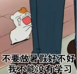 仓鼠管家暑假我要学习表情图关于暑假好好学习表情包搞笑版
