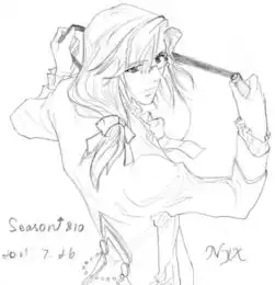 求用铅笔画出的动漫帅哥,手绘的,谢谢,
