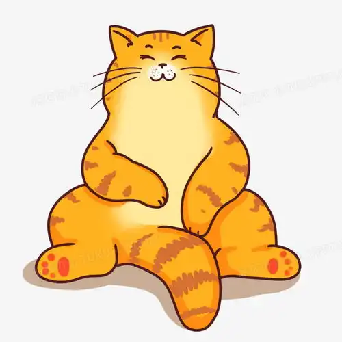 手绘卡通肥猫胖猫咪png图片素材下载卡通png熊猫办公
