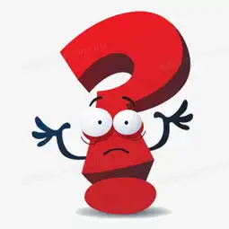 卡通问号png图片素材下载卡通png熊猫办公
