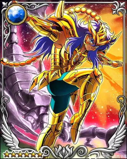 圣斗士星矢角色主题图片黄金圣斗士天蝎座米罗

