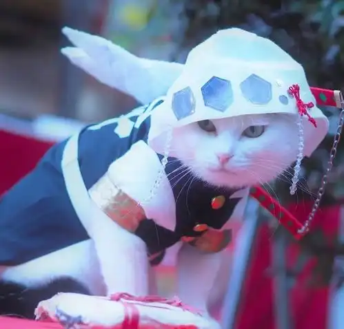 猫咪cos鬼灭之刃,蝴蝶忍猫好像小仙女,宇髄天元猫太帅气

