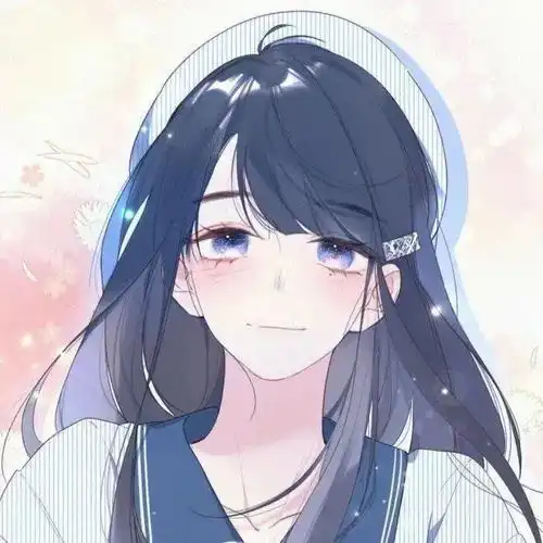 唯美动漫女生头像你是我用余光就能看清的人
