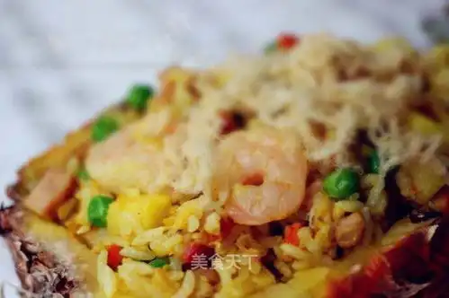 泰国菠萝炒饭的做法泰国菠萝炒饭怎么做魔力芳香味咖的菜谱
