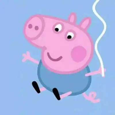 小猪乔治头像可爱图片小猪佩奇情侣头像一对
