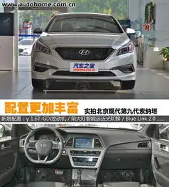 配置更加丰富实拍北京现代第九代索纳塔