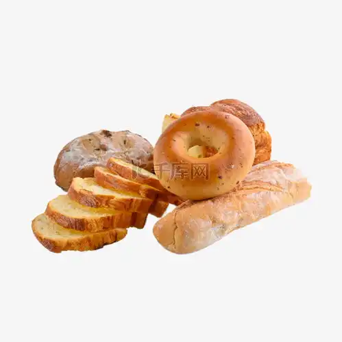 面包组合棕色早餐食物素材图片免费下载千库网
