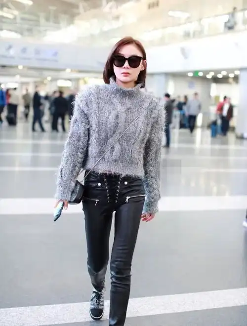 超大身材的七分卫衣,矮个妹子的必备单品,高腰裤,短裙都超美
