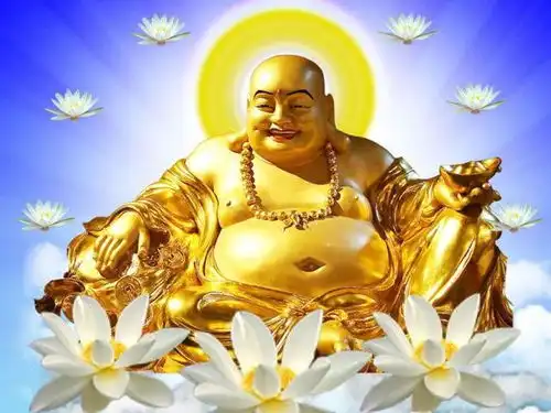 佛教中的五大佛祖药师佛无量佛弥勒佛燃灯佛释迦弥尼佛
