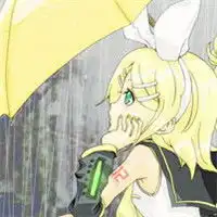 镜音双子情侣头像
