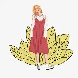 双十一女装促销模特插图图片素材其他格式下载动漫人物大全
