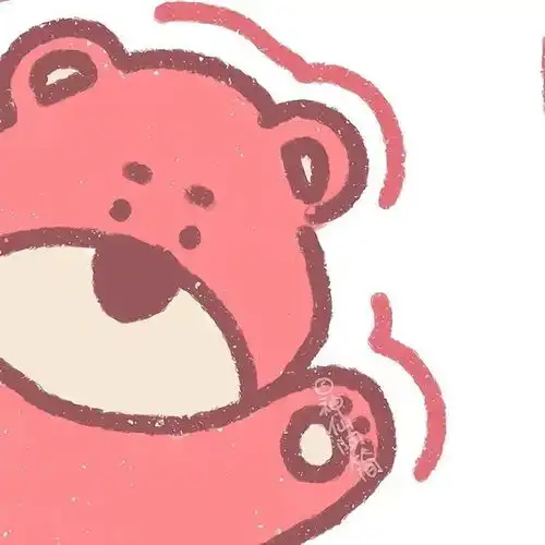 憨憨可爱的情侣头像
