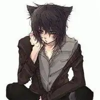 二次元头像猫耳男呆萌微信头像图片大全
