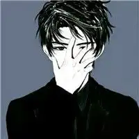 黑白头像男生伤感堕落动漫卡通头像,不想待在我怀里了
