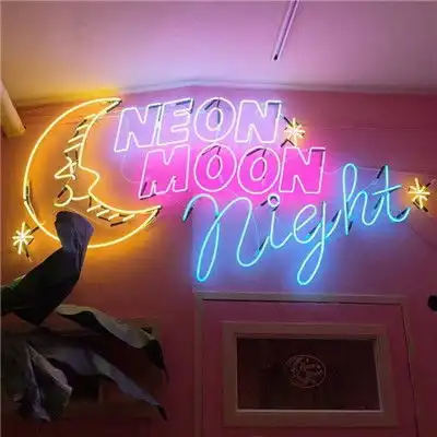 唯美霓虹灯发光字头像2018最新时尚原宿风霓虹头像炫酷
