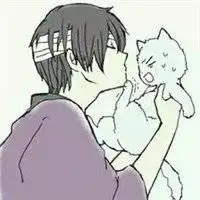 二次元养猫男生头像微信头像图片大全
