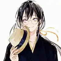 黑白动漫男头像萌萌哒卡通微信头像图片大全
