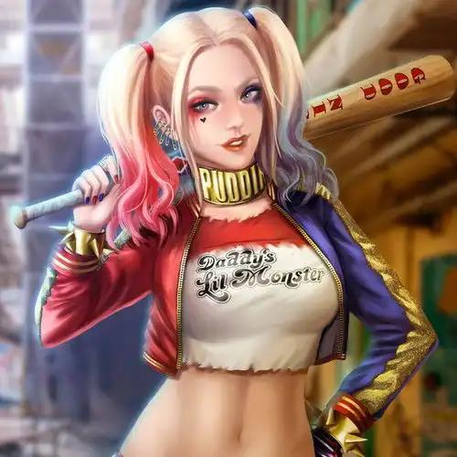 在网上看到这个小丑女的卡通桌面壁纸,甚是喜爱,求此图片的下载地址
