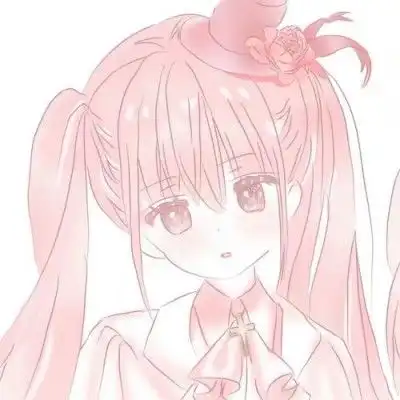 一组超可爱的动漫女生头像
