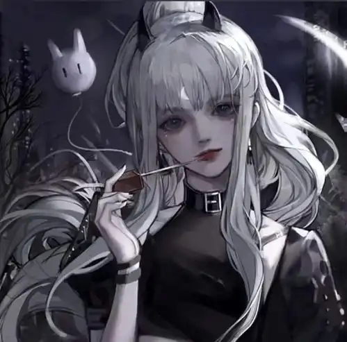 微信头像压迫感十足的动漫男生女生头像
