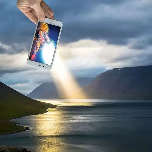 手机照片这样玩挺有意思
