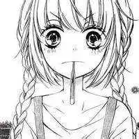 黑白头像动漫简单微信头像图片大全
