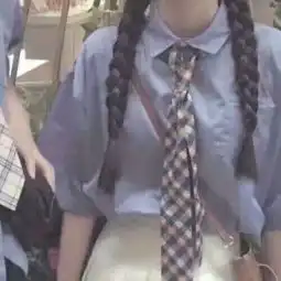 领带衬衫制服部位情侣头像
