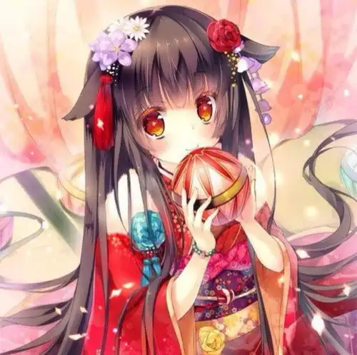 甜美动漫女生头像相遇恰似柳暗花明,如梦初醒是皆是你

