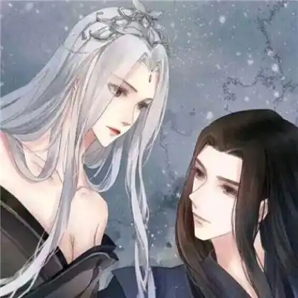 好看唯美最迷人的古风动漫情侣头像一男一女图片

