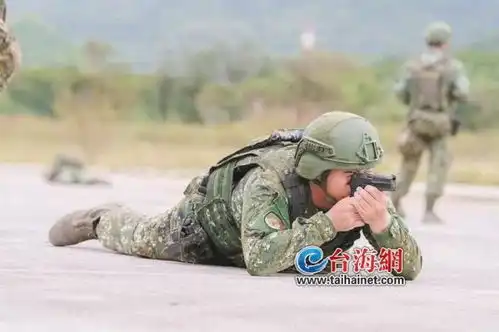 台军认了士兵持枪卧射太业余
