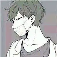 二次元带口罩女头像微信头像图片大全
