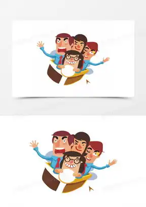 四个人的图片动漫头像大全熊猫办公
