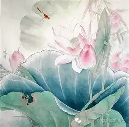 李晓明工笔画教程粉红荷花画法
