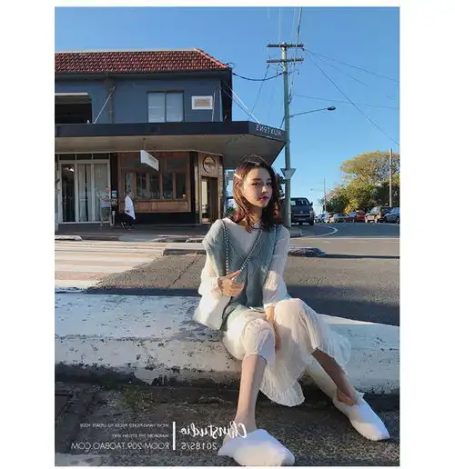 很仙法国小众春新款女装春装维多利亚套装复古法式连衣裙子hdfs福卡商城

