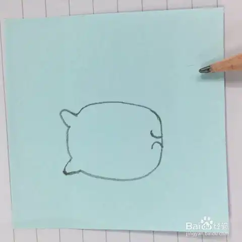 如何画小熊简笔画
