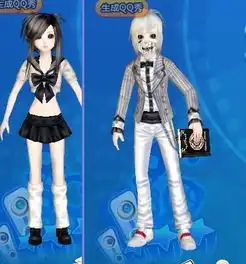 qq炫舞与制服诱惑搭配的情侣装男士衣服
