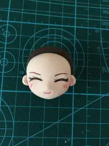 人形糖宝又萌又美,用粘土捏一只试试看
