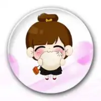 丸子头头像卡通女生卡通可爱丸子头美女头像
