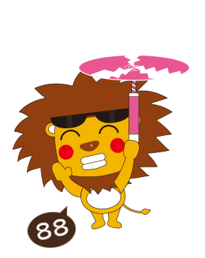 财大狮动态表情包设计
