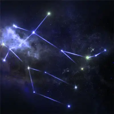 星座图片头像,个性唯美星座形状图片
